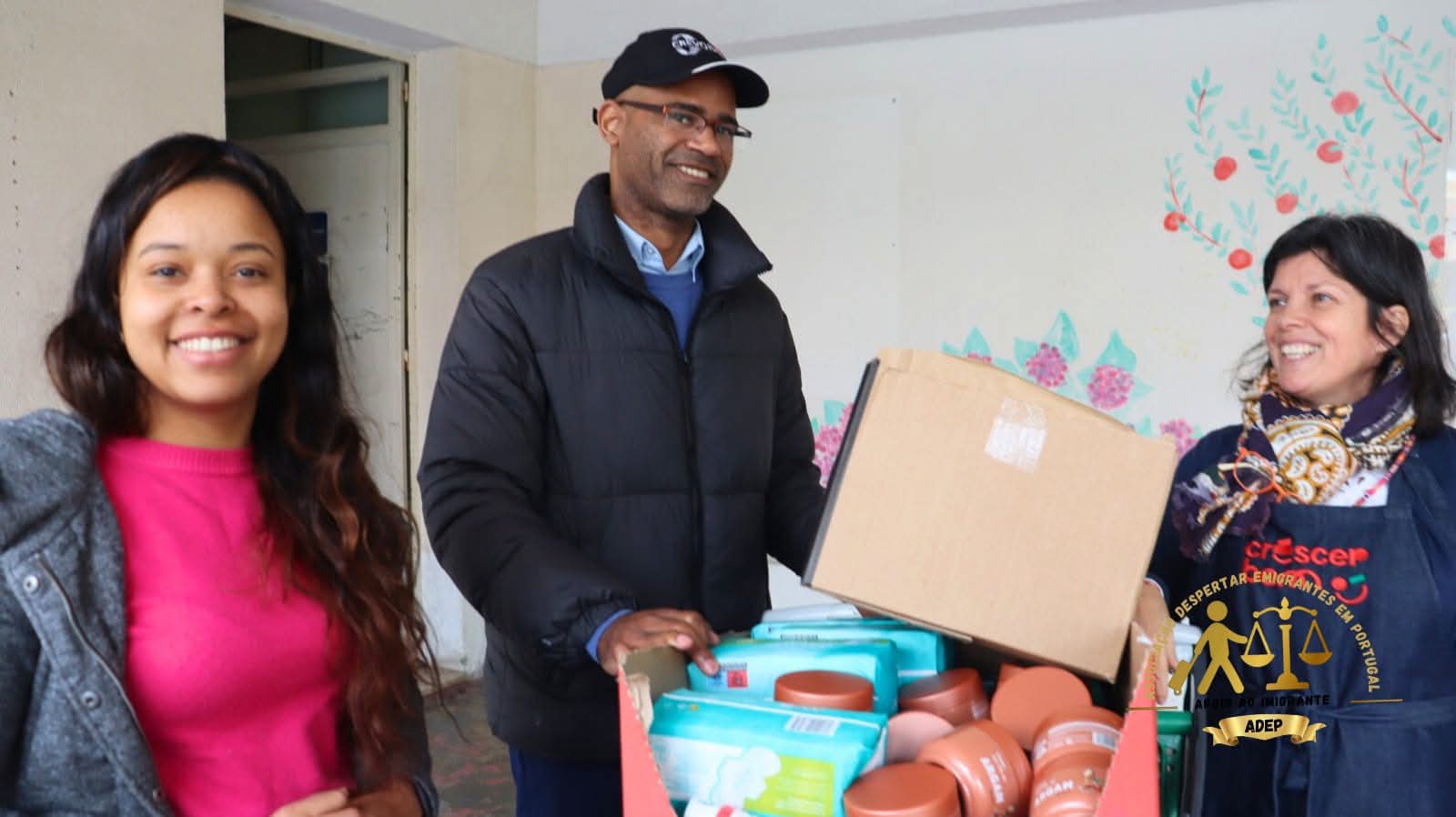 Evento de doação comunitária